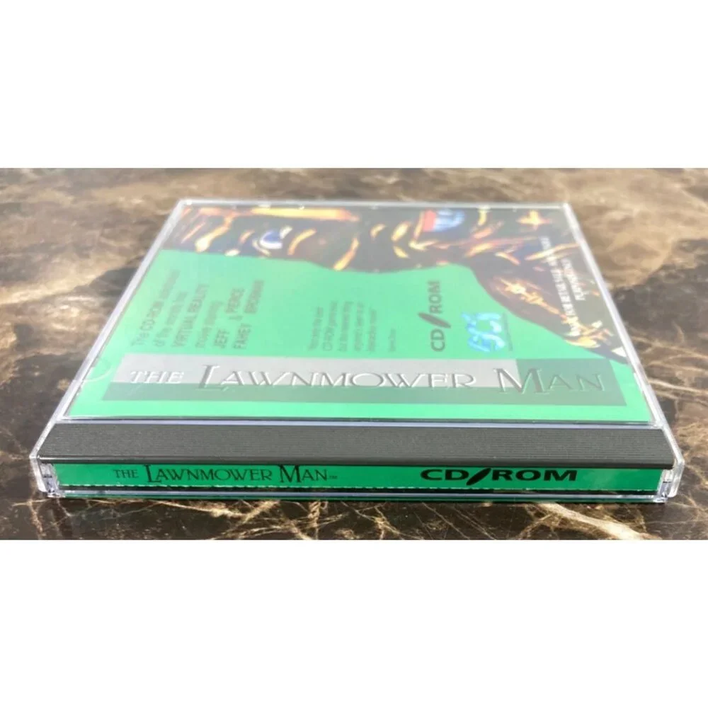 The Lawnmower Man PC CD-Rom Video Game Vintage 1993 Movie VHS Promo Sony EUC